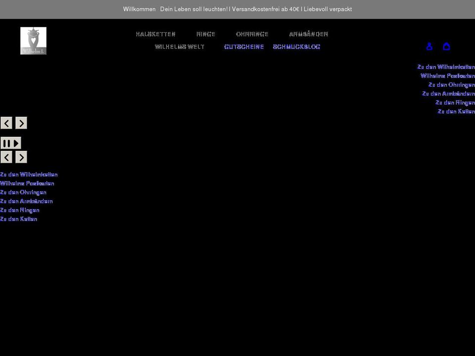 wilhelmdererste.de shopify website screenshot