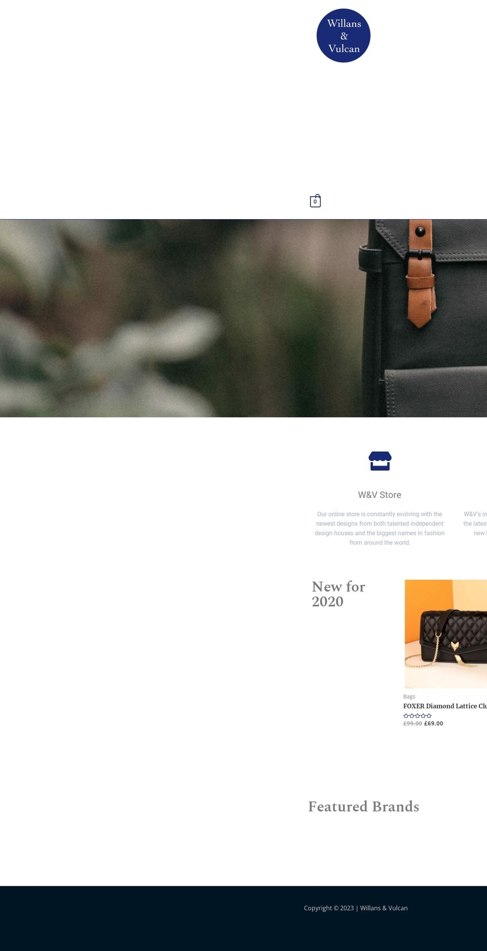 willansvulcan.co.uk shopify website screenshot