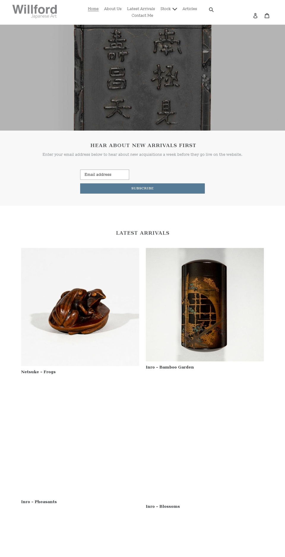 willford-ja.co.uk shopify website screenshot