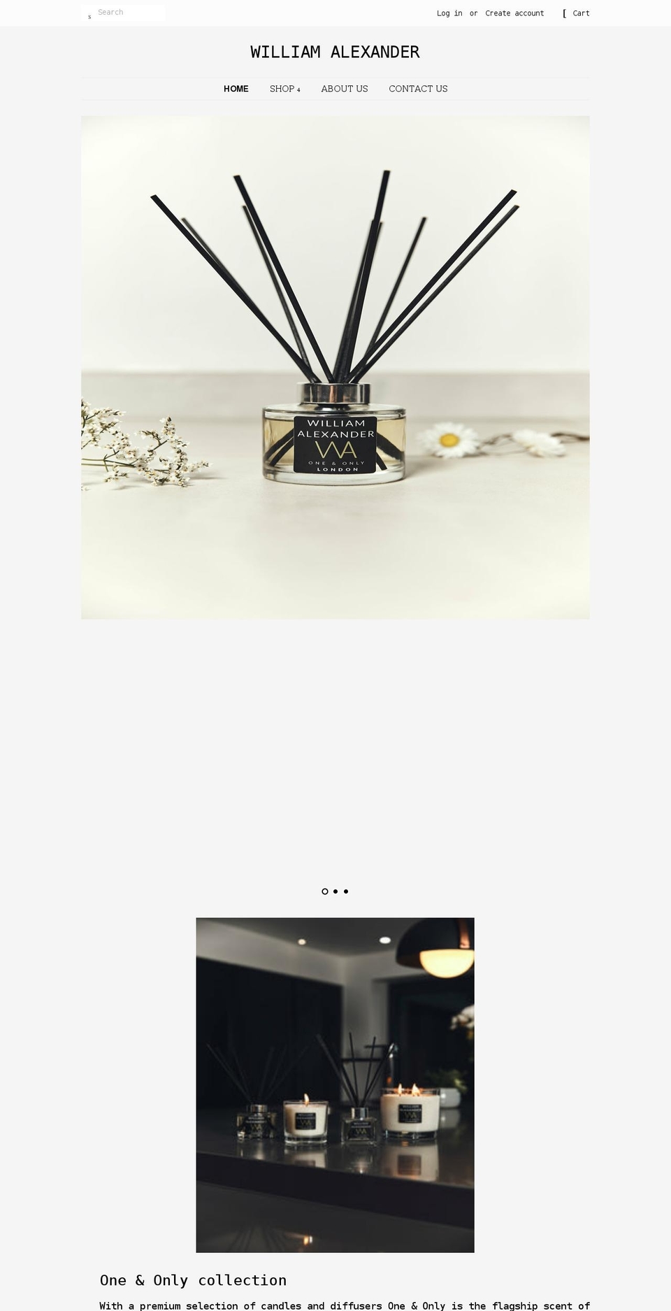 williamalexander.co.uk shopify website screenshot