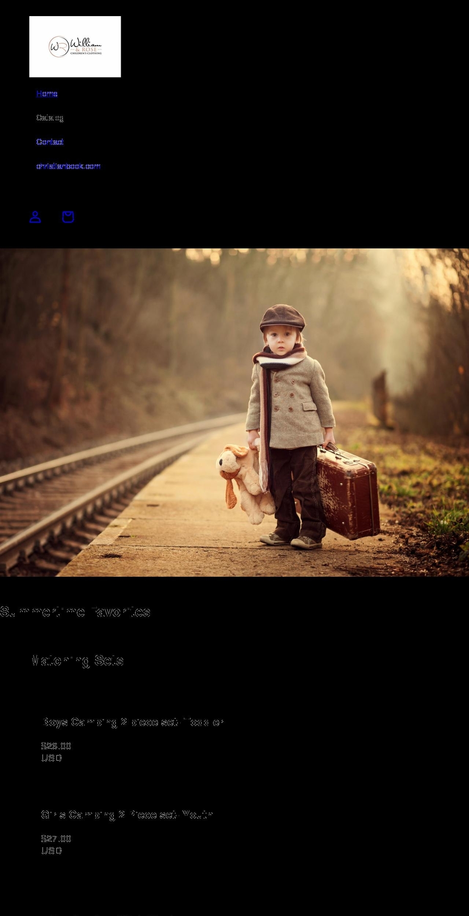 williamandroseco.com shopify website screenshot