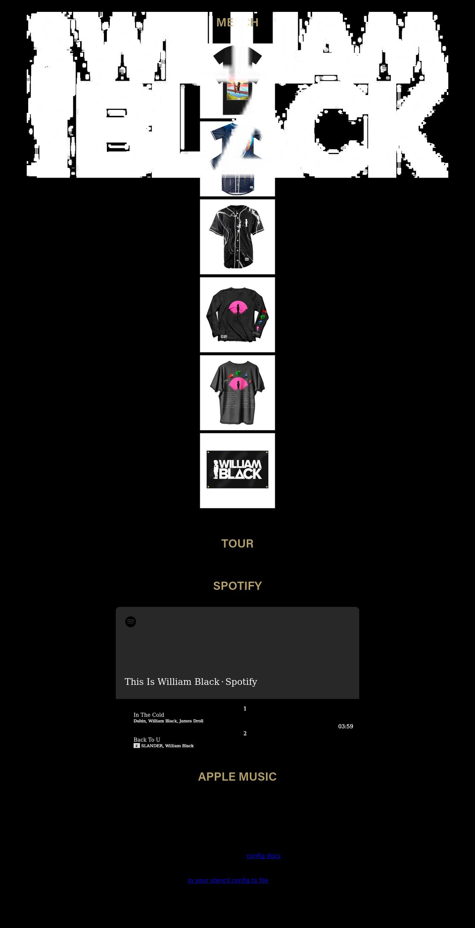 williamblack.com shopify website screenshot