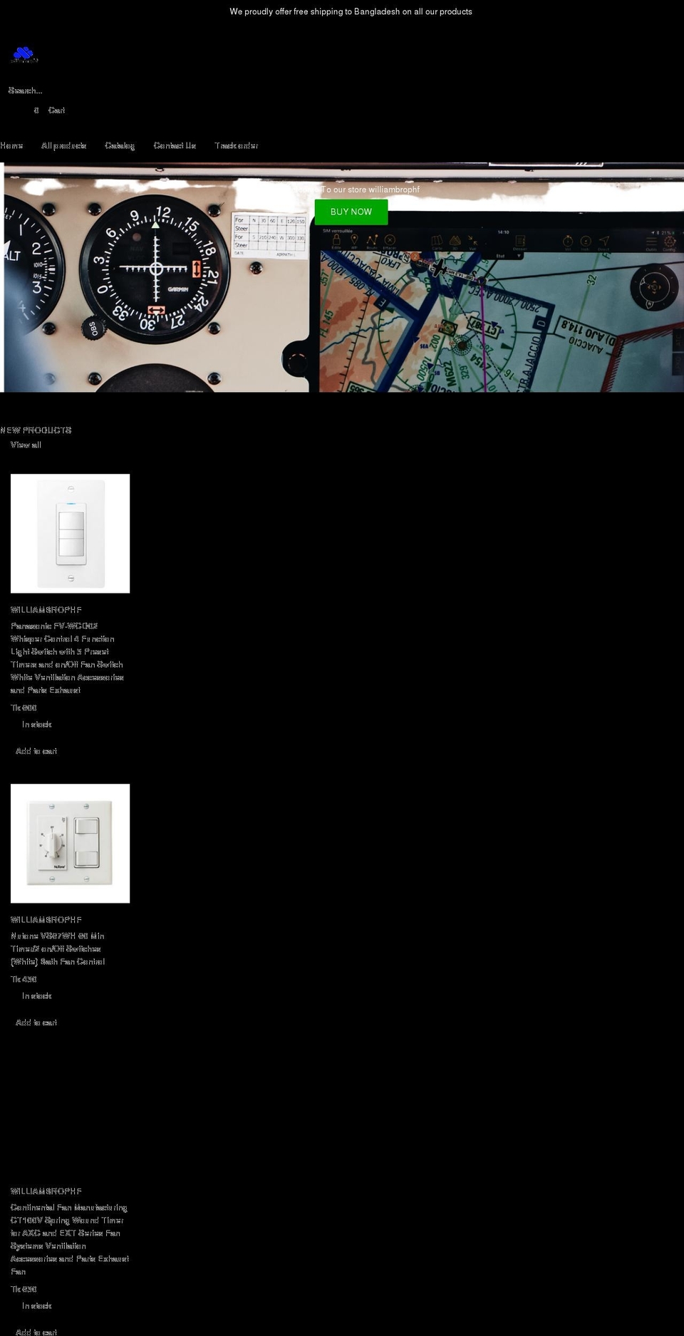 williambroph.com shopify website screenshot