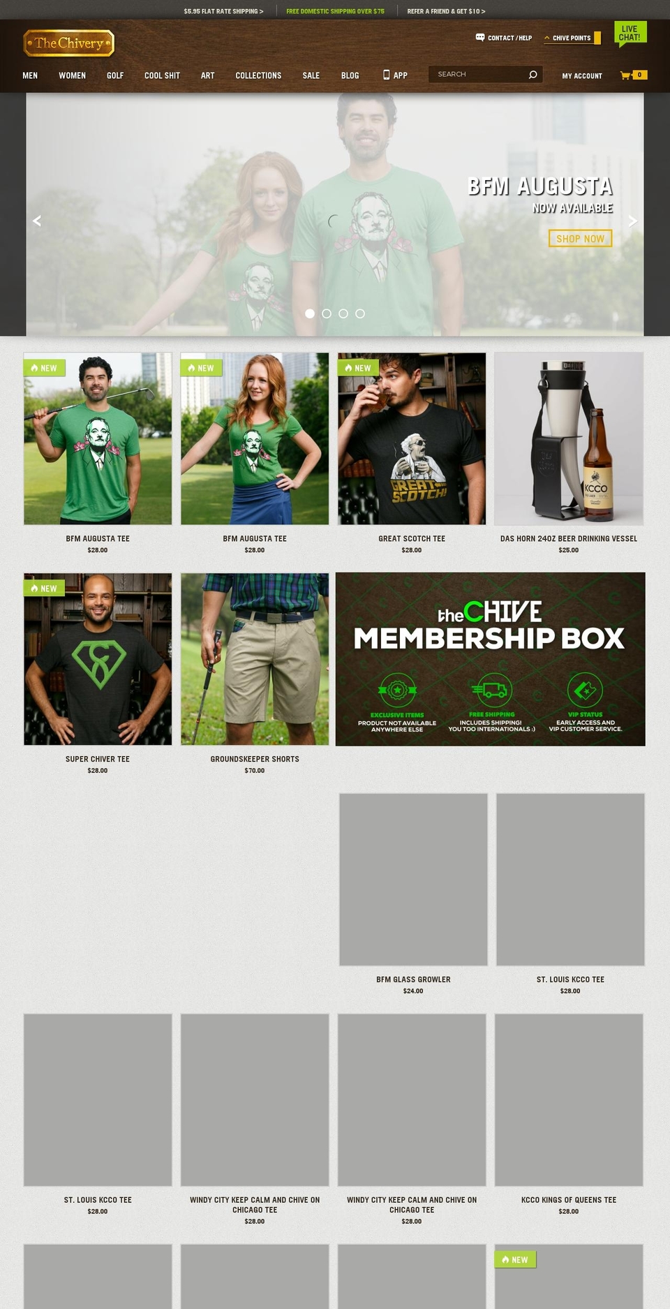 TheChivery by SDG Shopify theme site example williamjamesmurray.com