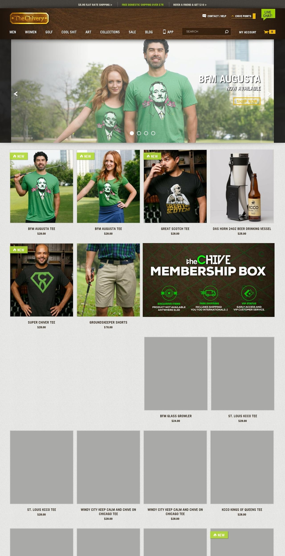 TheChivery by SDG Shopify theme site example williamurray.com