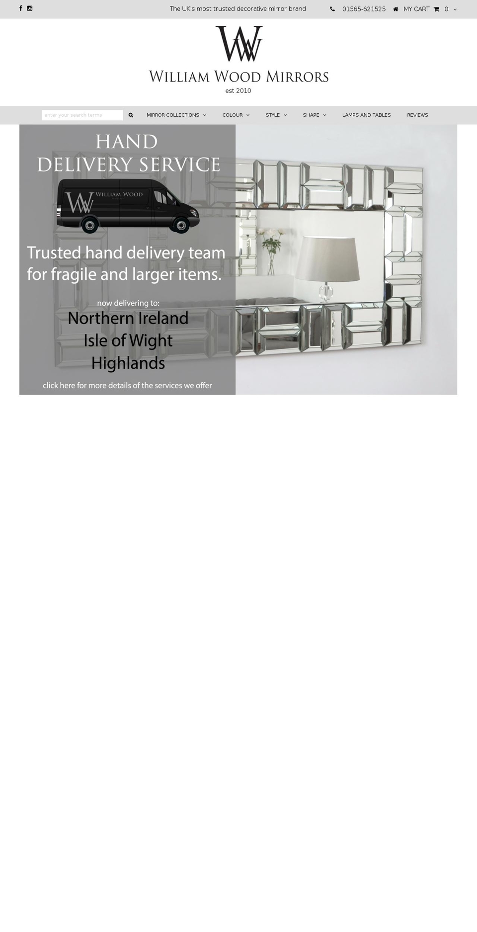 williamwooddesigns.com shopify website screenshot