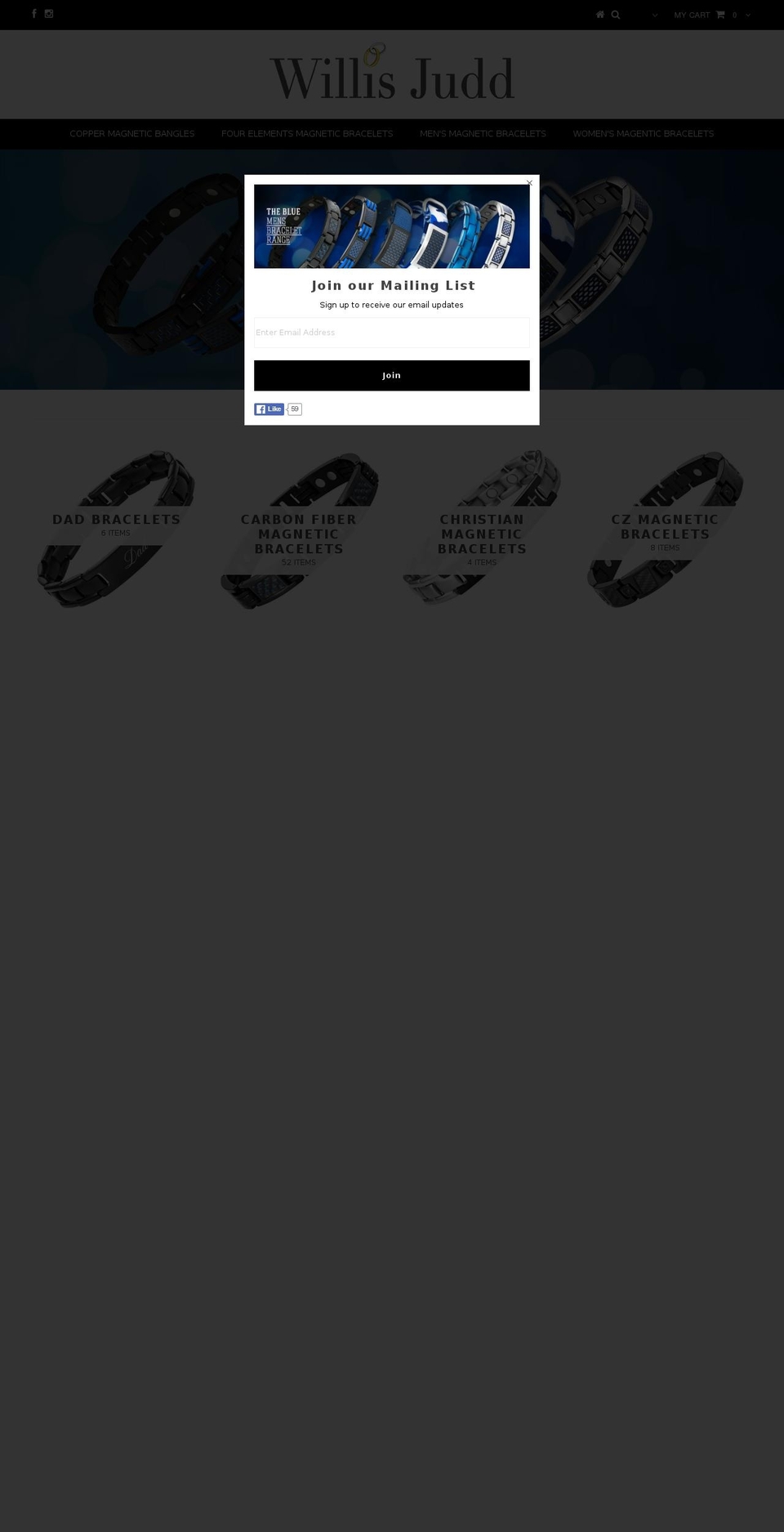 willisjudd.com shopify website screenshot