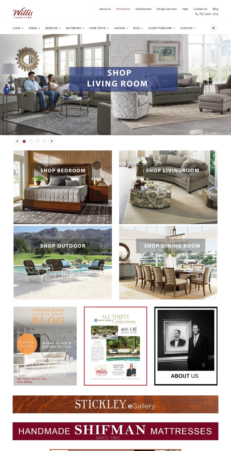 williswayside.com shopify website screenshot