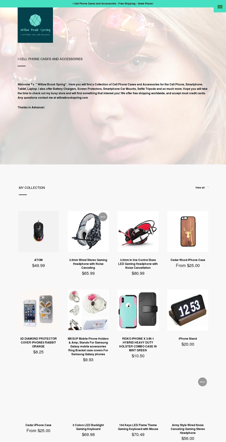 willowbrookspring.com shopify website screenshot