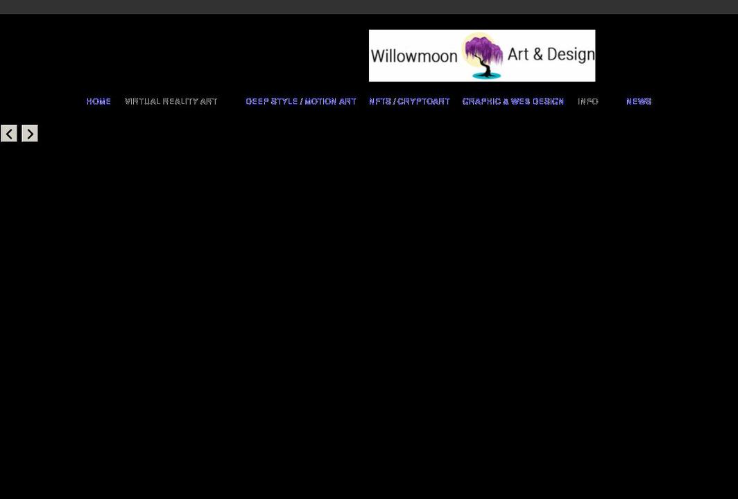 willowmoonart.com shopify website screenshot