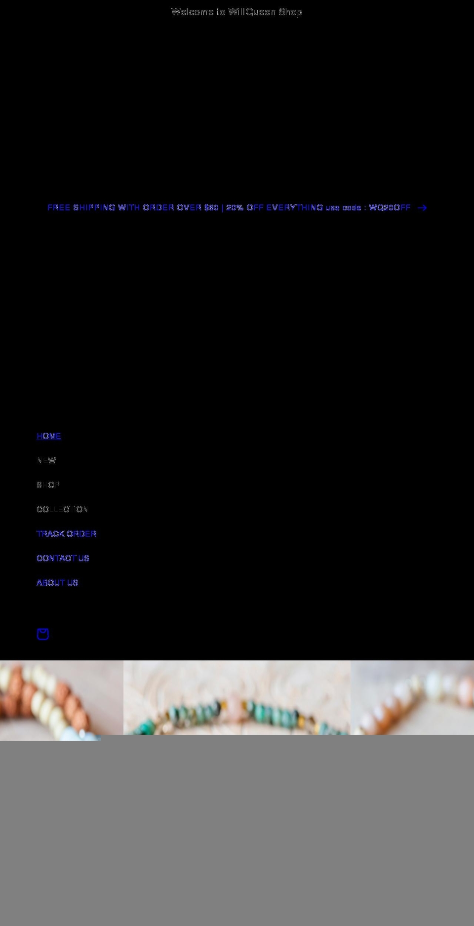 willqueen-shop.com shopify website screenshot