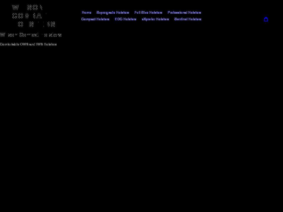 wilsoncombatholsters.com shopify website screenshot
