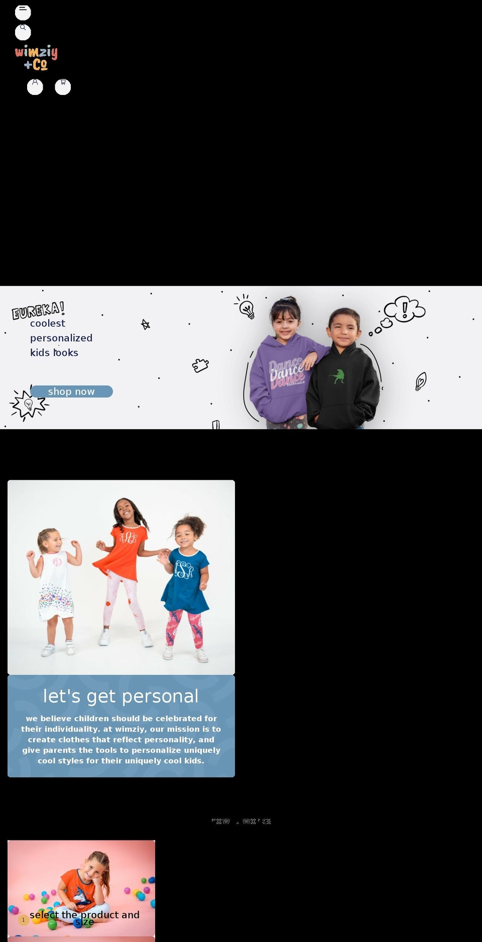 wimziy.com shopify website screenshot