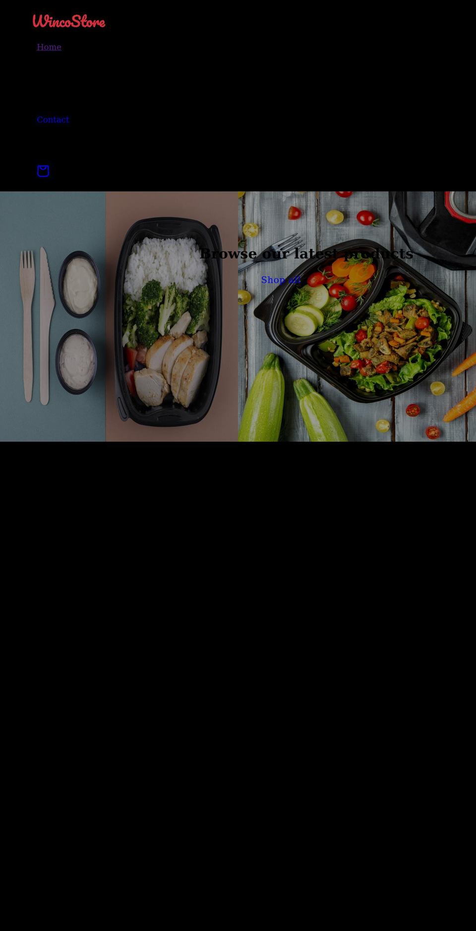 wincostore.com shopify website screenshot