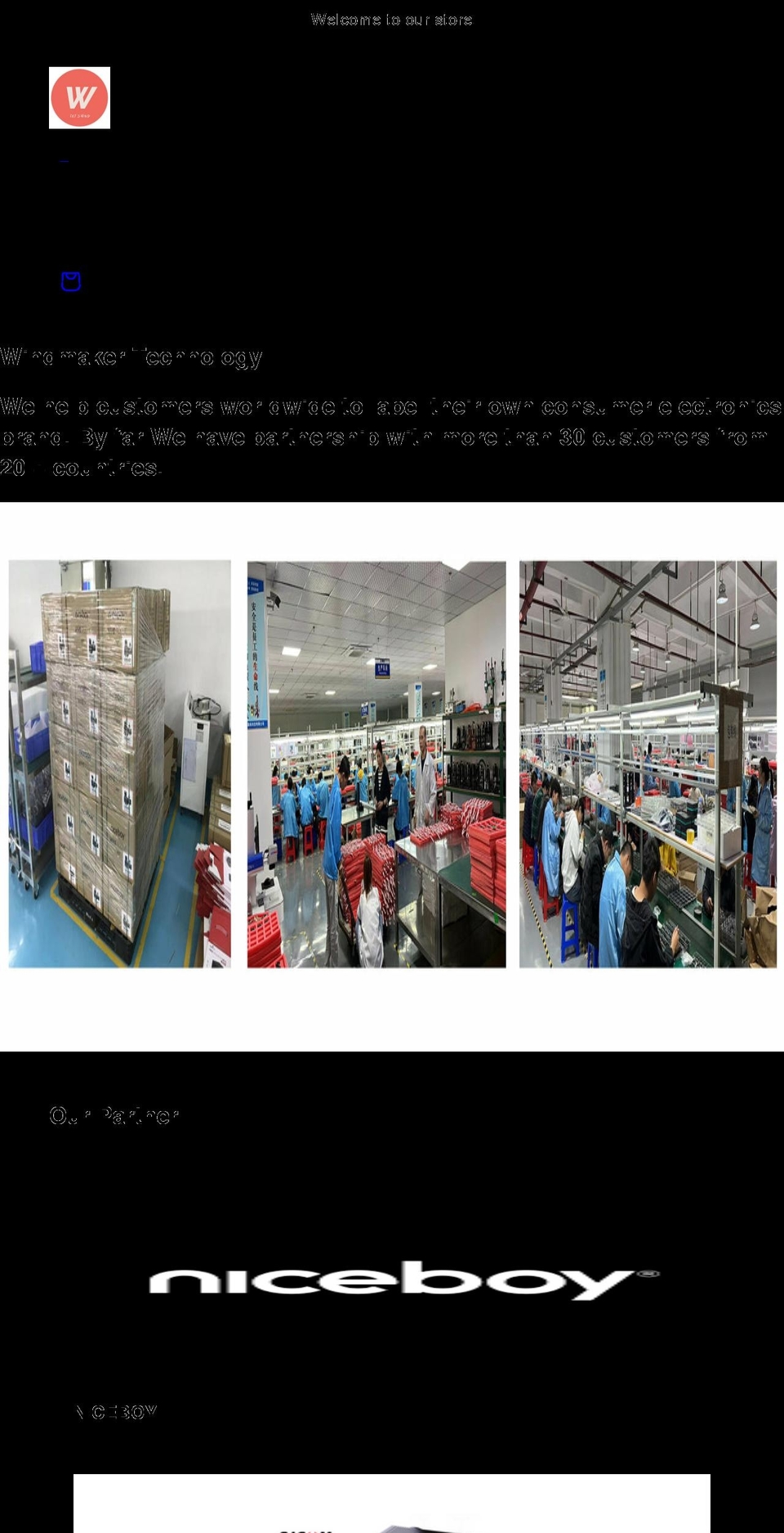 wind-trade.com shopify website screenshot