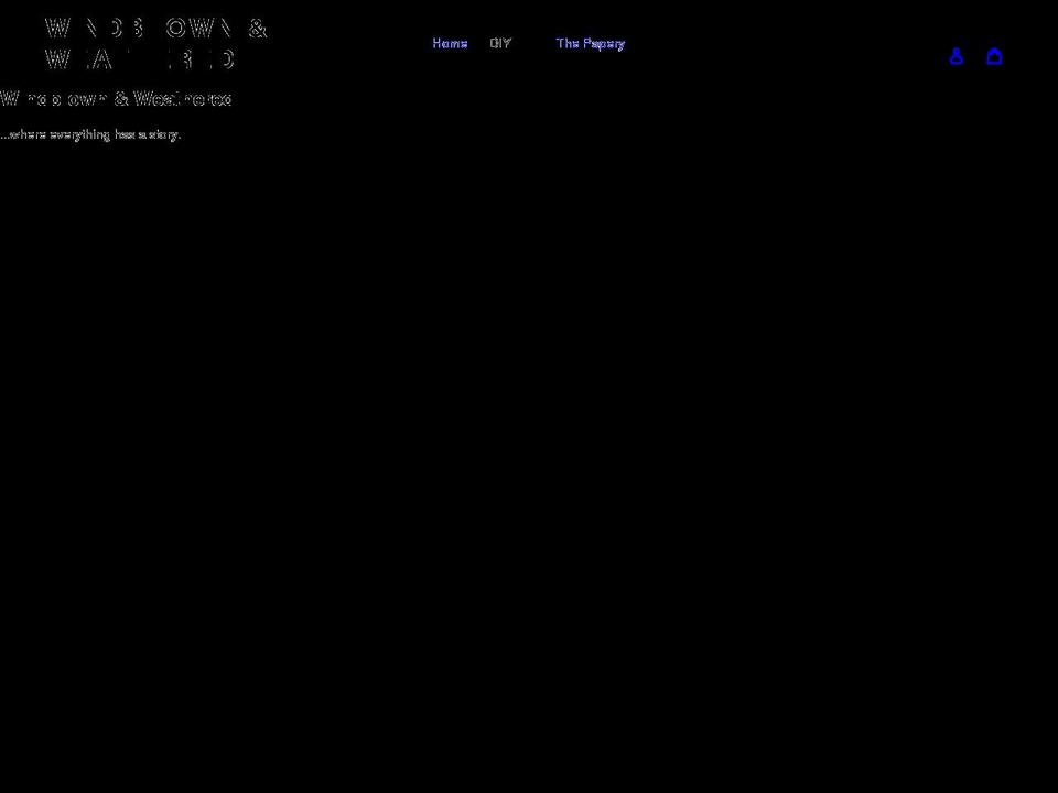 windblownandweathered.com shopify website screenshot