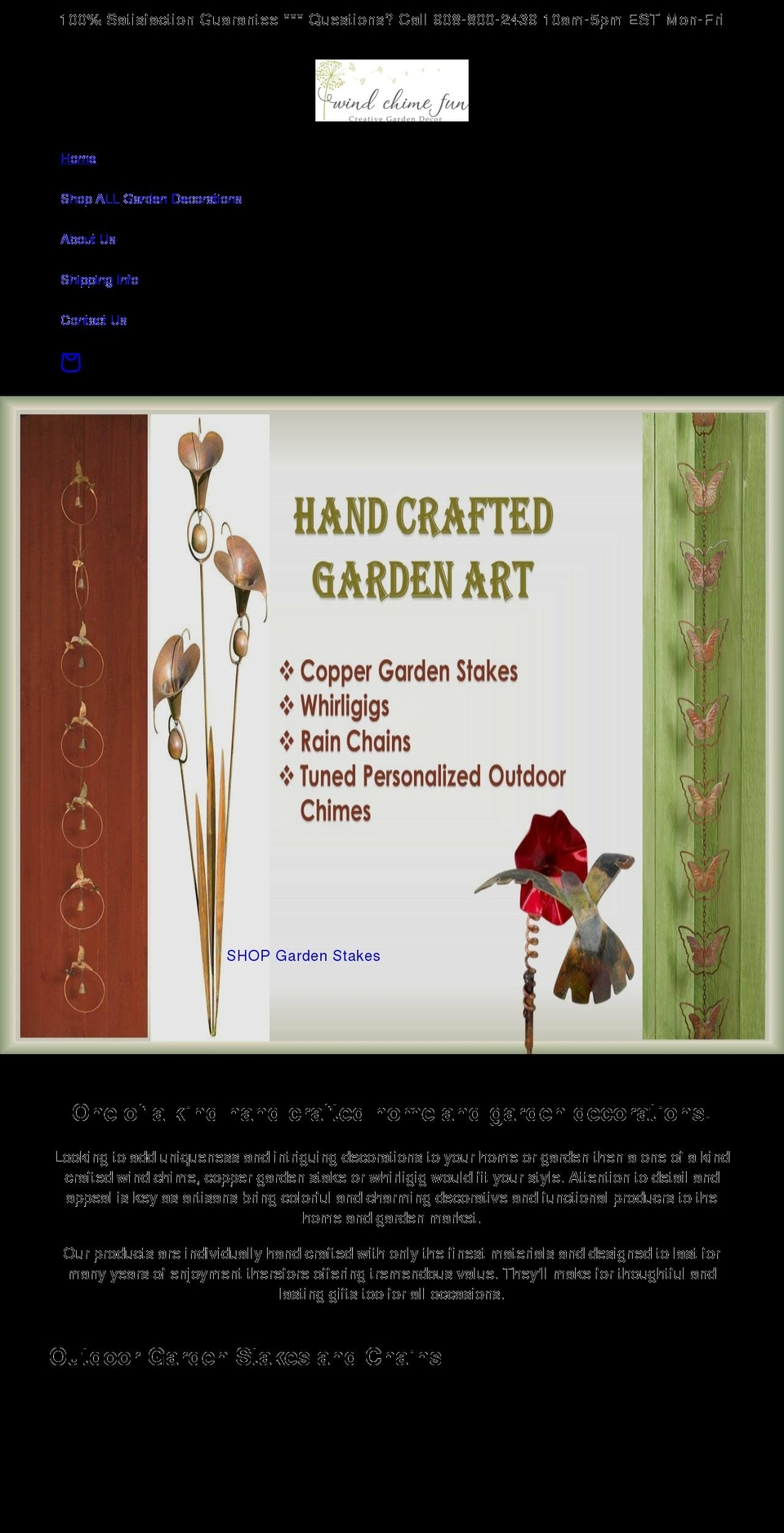 windchimefun.com shopify website screenshot