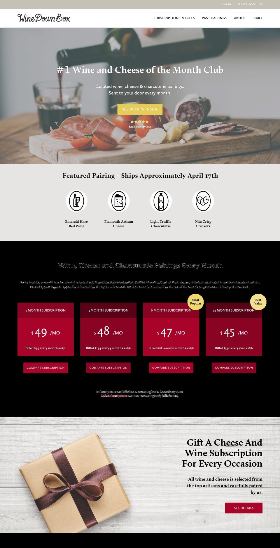 winddownbox.com shopify website screenshot