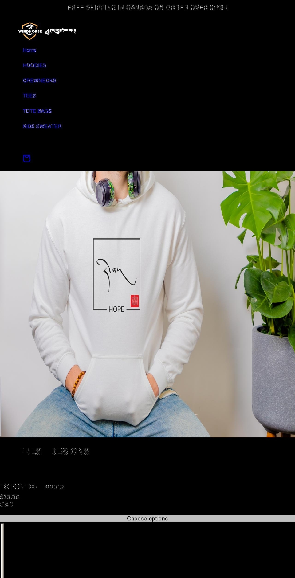 windhorselab.com shopify website screenshot