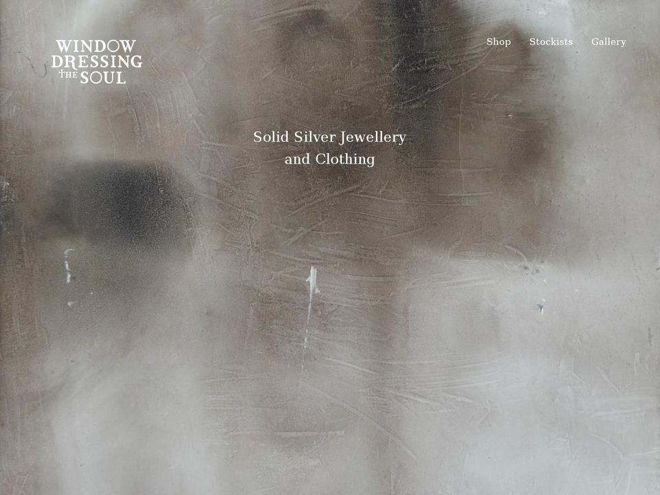 windowdressingthesoul.com shopify website screenshot
