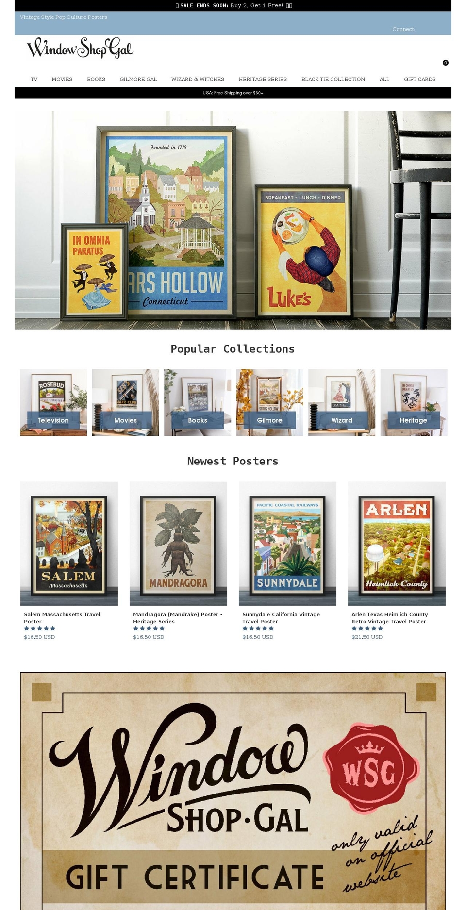 windowshopgal.com shopify website screenshot