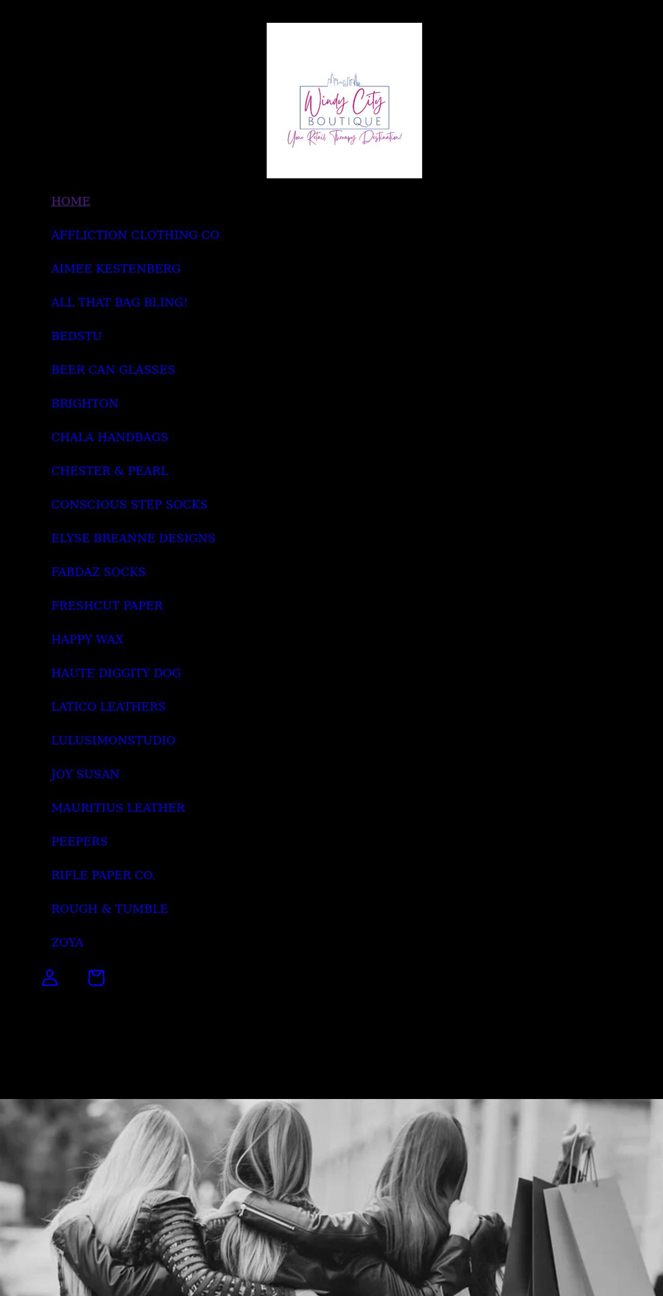 windycityboutique.com shopify website screenshot