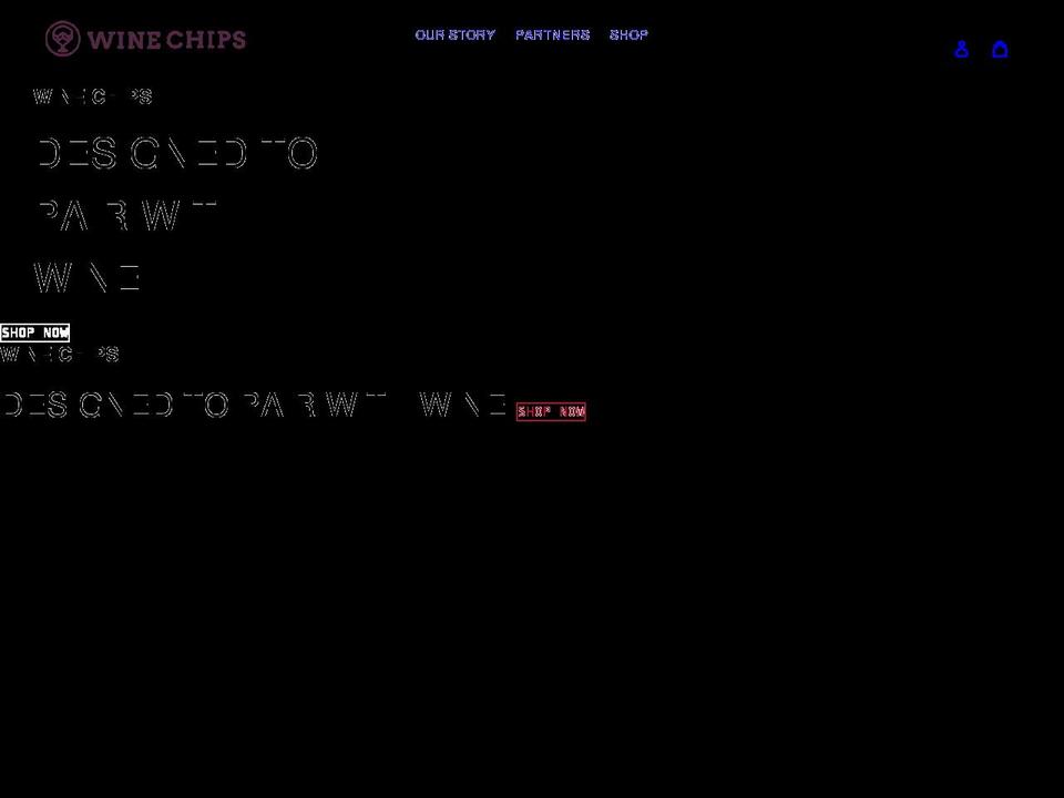 winechips.com shopify website screenshot