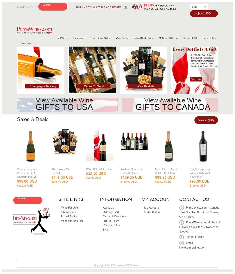 Live Shopify theme site example winedeliveryonline.com