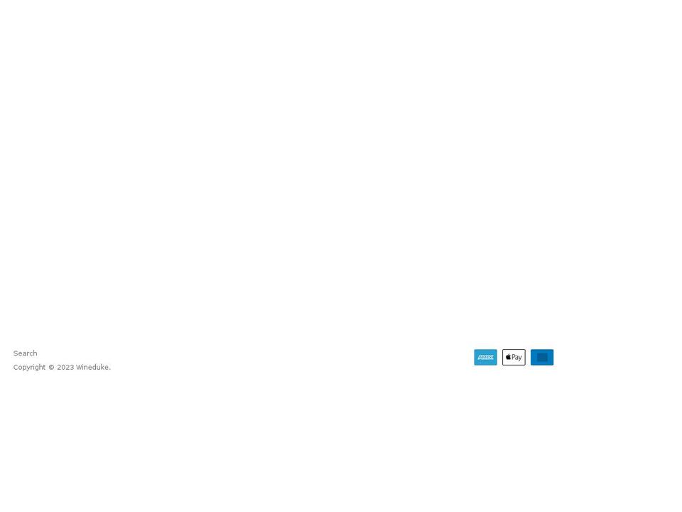 wineduke.com shopify website screenshot