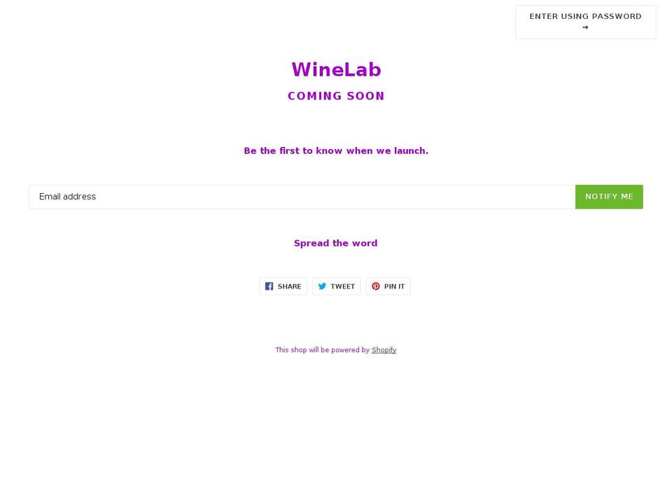 winelab.club shopify website screenshot