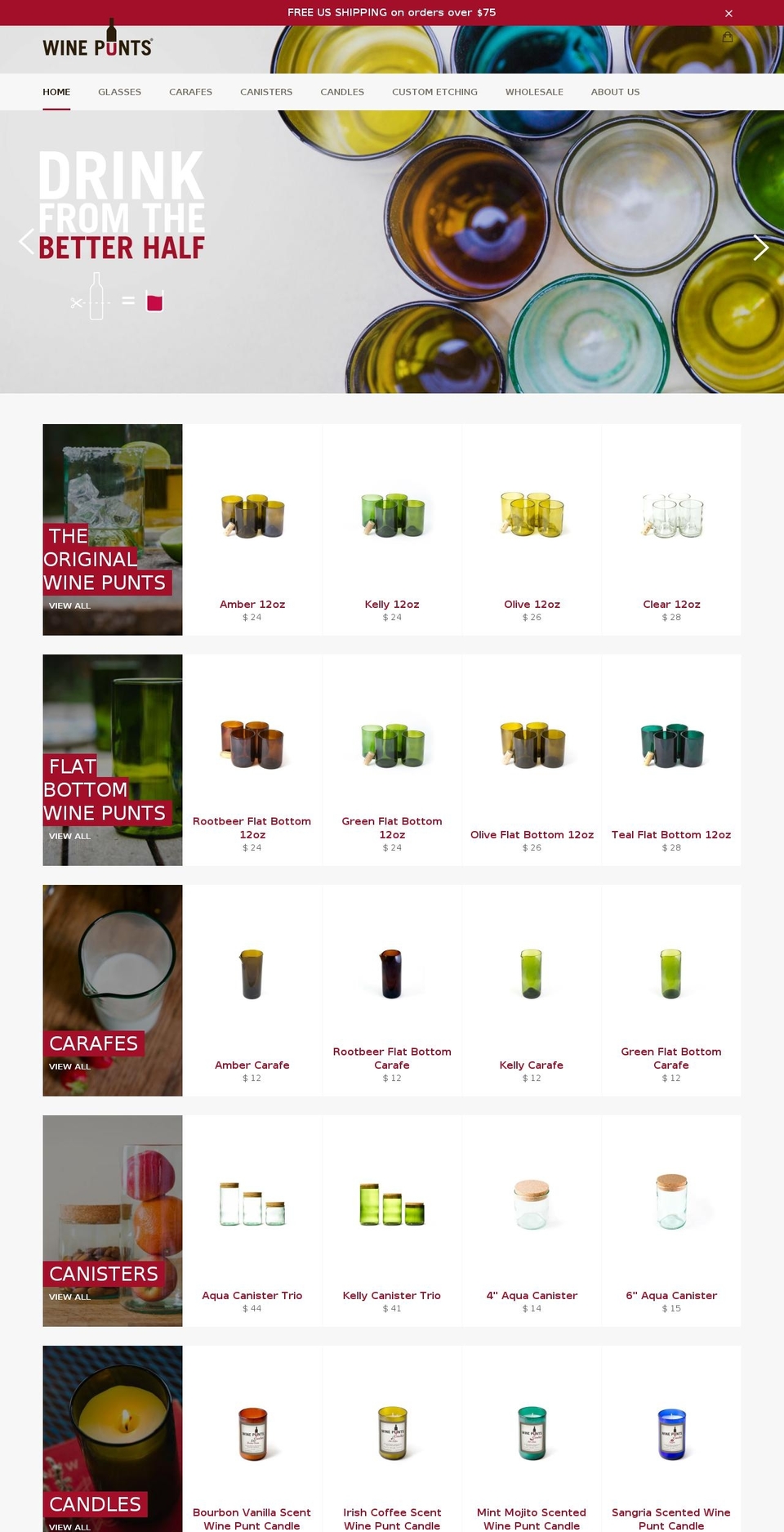 winepunts.com shopify website screenshot