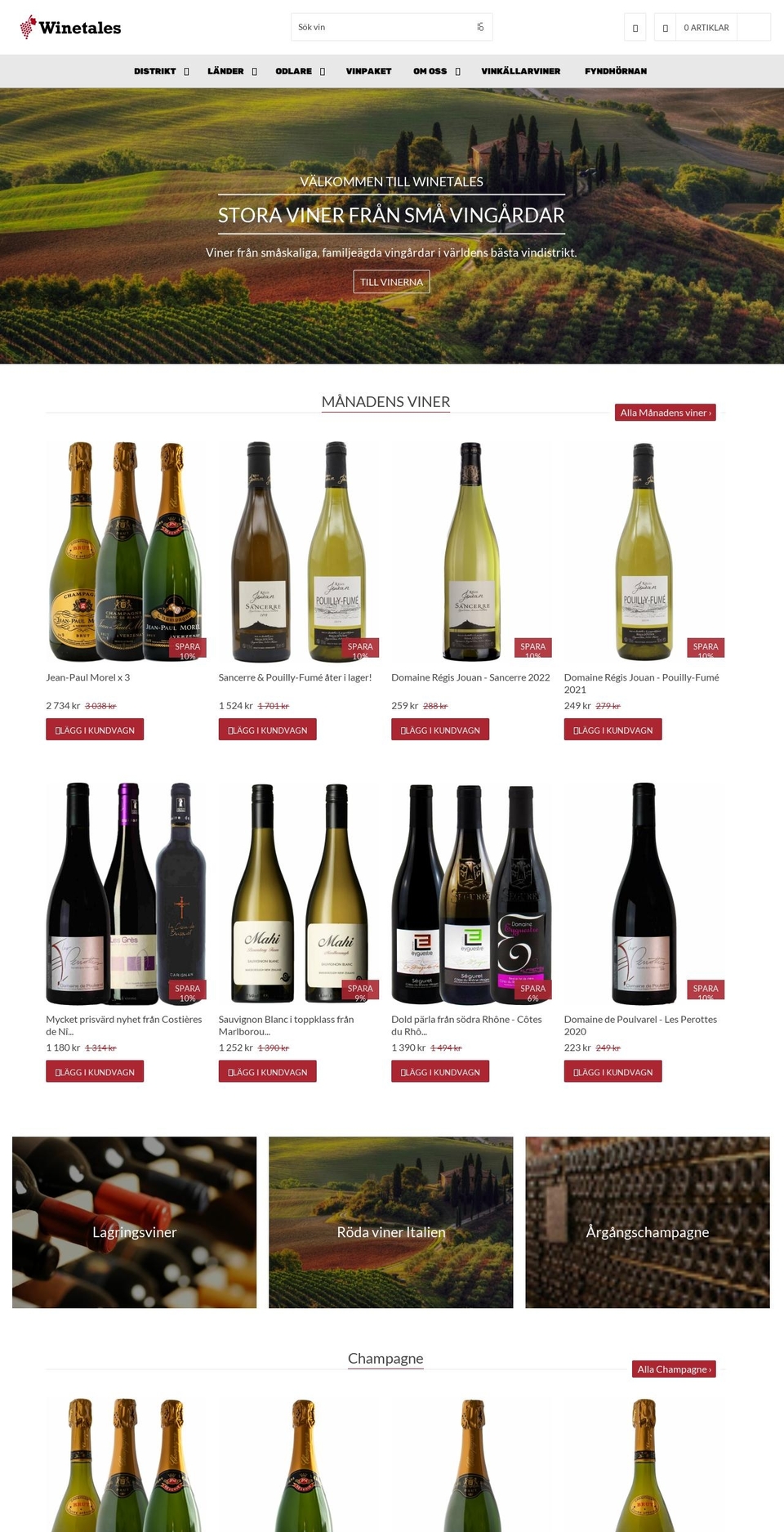 qrack Shopify theme site example winetales.se