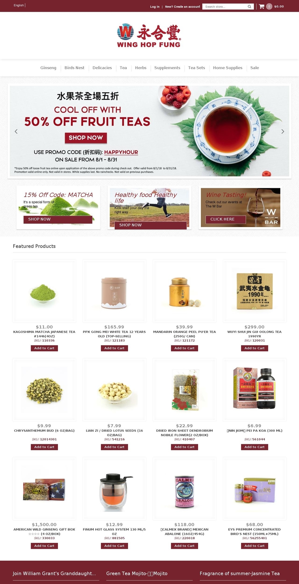 winghopfung.com shopify website screenshot