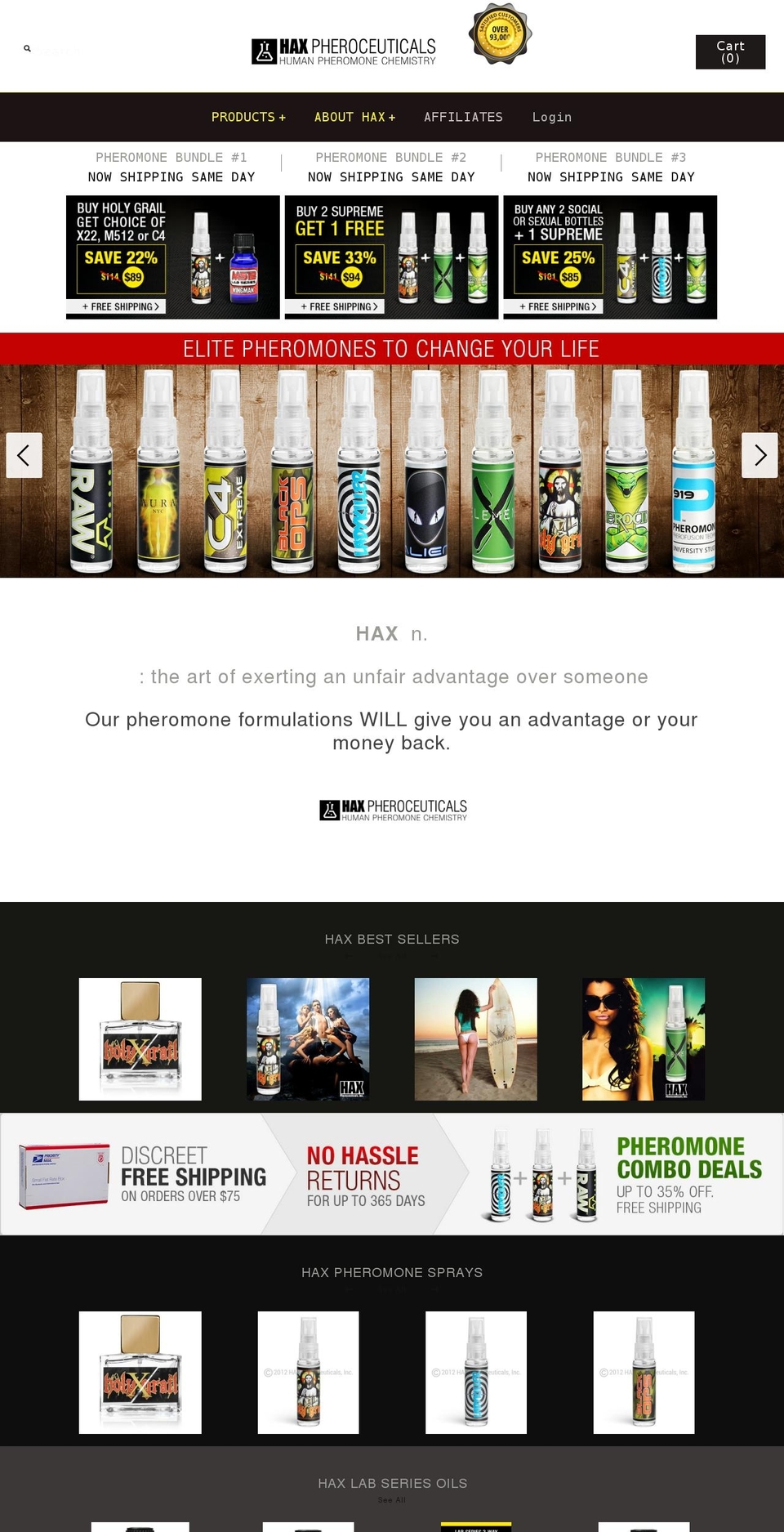 New Theme Jan 2015 - Ninjas - Symmetry Shopify theme site example wingmanpheromones.com