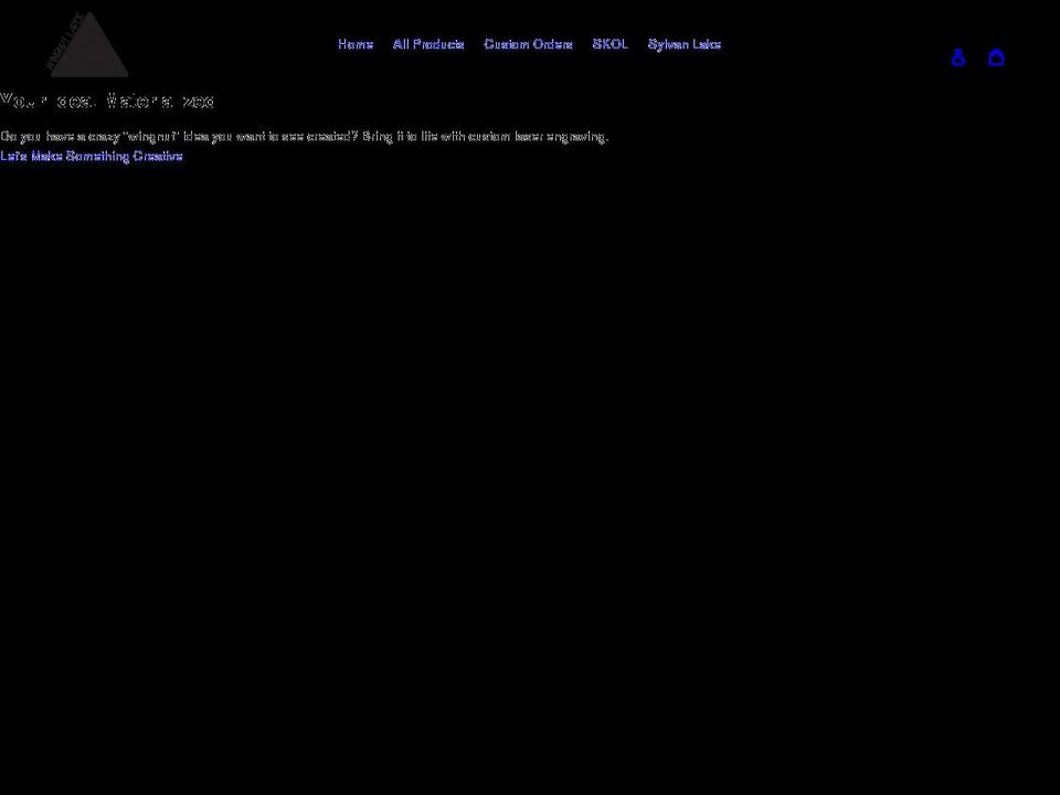 wingnutlaser.com shopify website screenshot