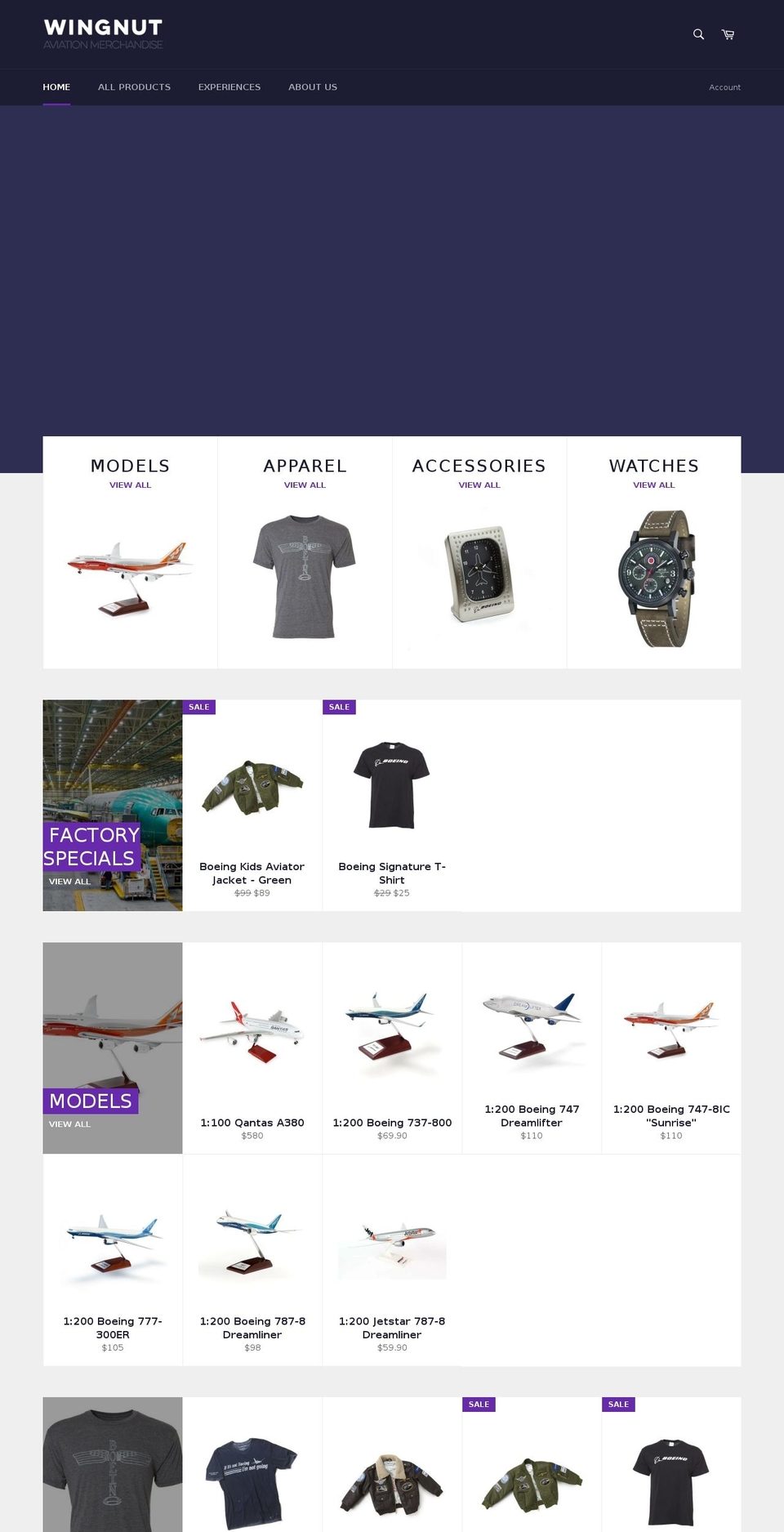 wingnutshop.com shopify website screenshot