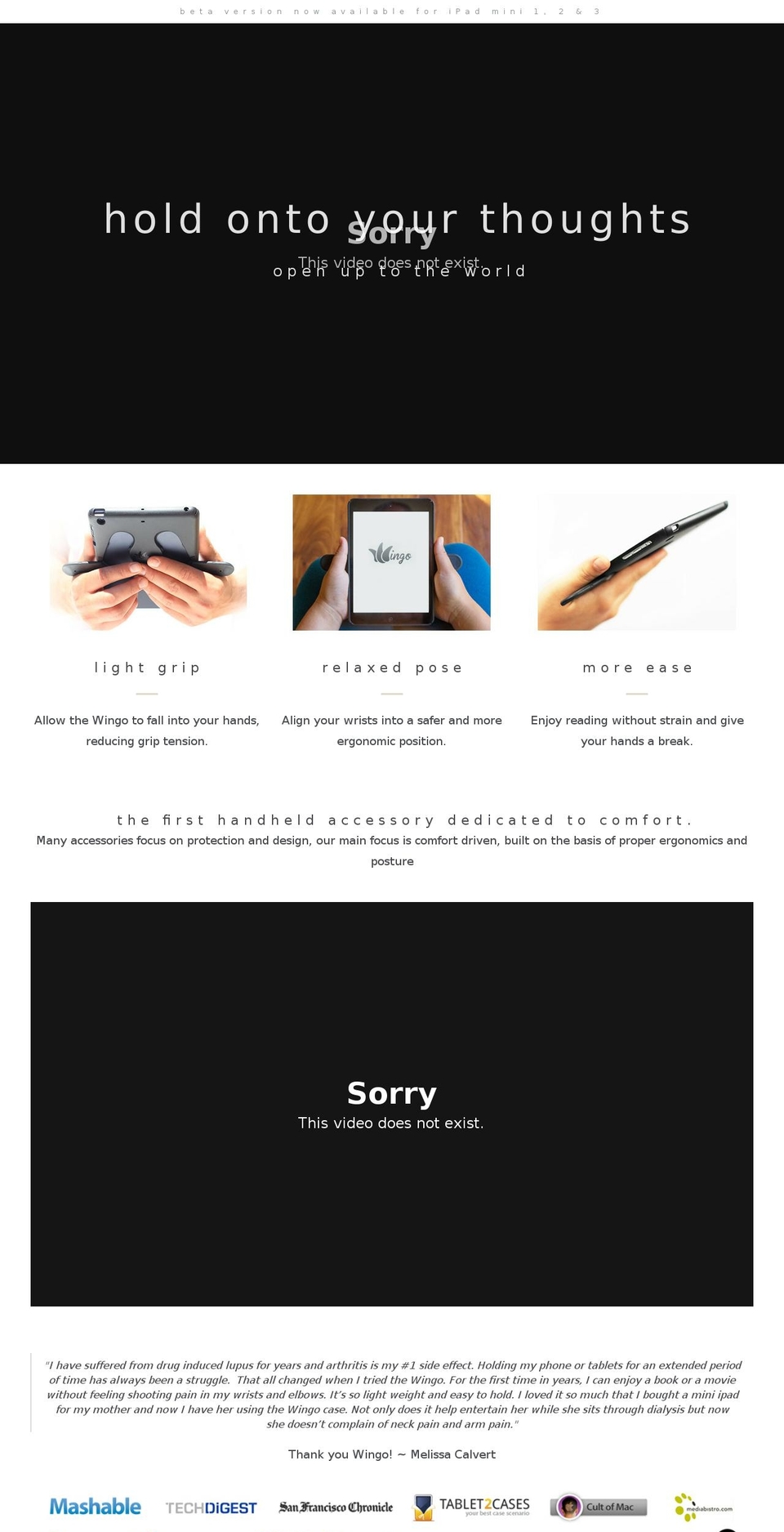 wingocase.com shopify website screenshot