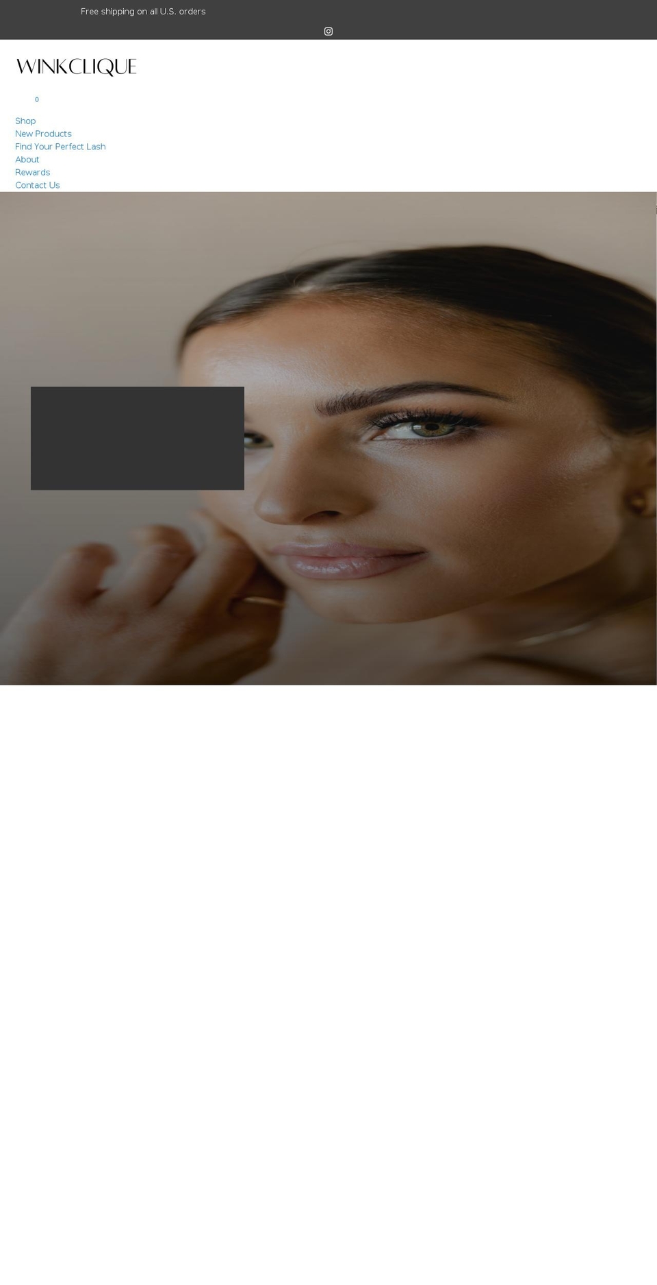 winkclique.com shopify website screenshot