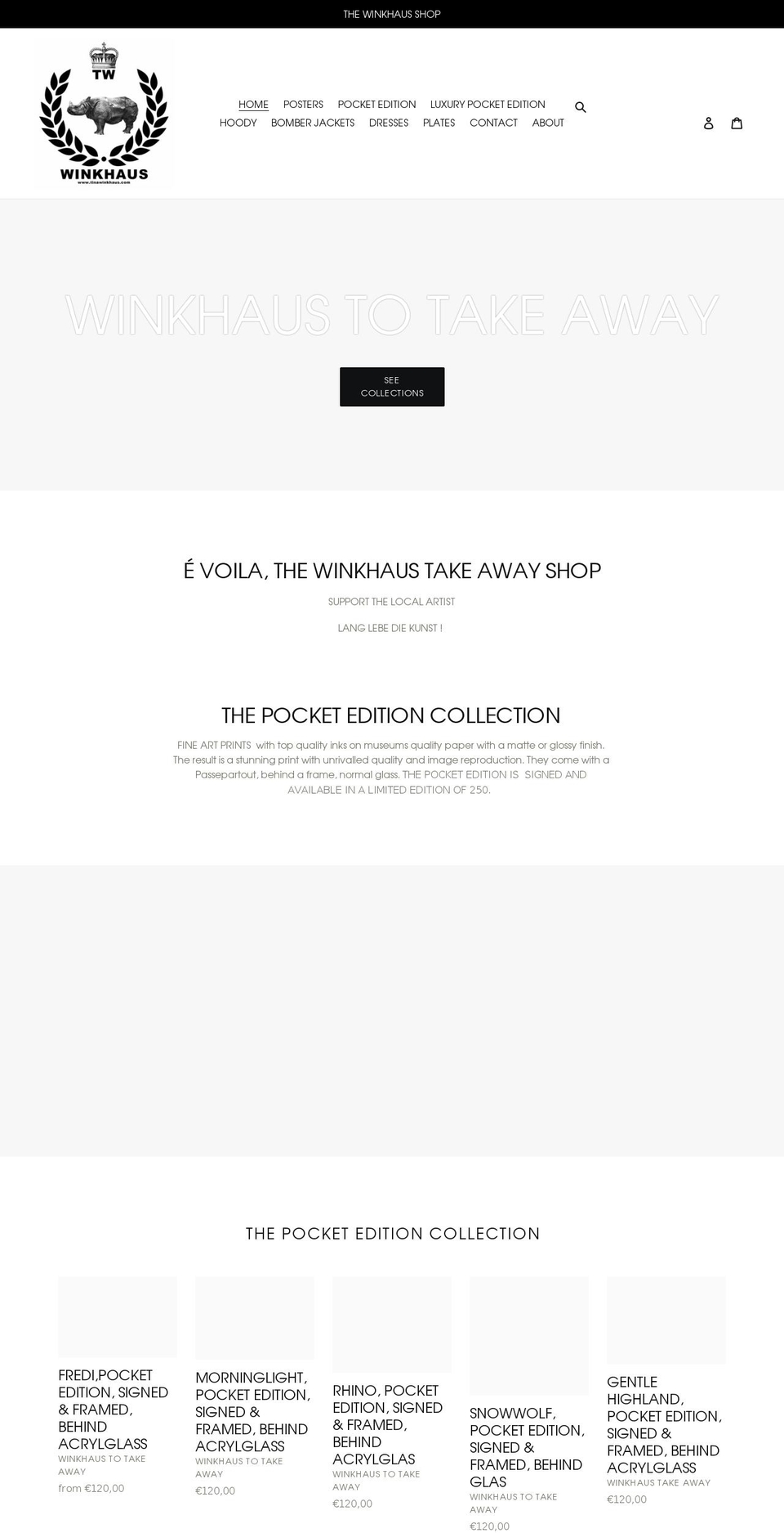 winkhaus-to-take-away.shop shopify website screenshot