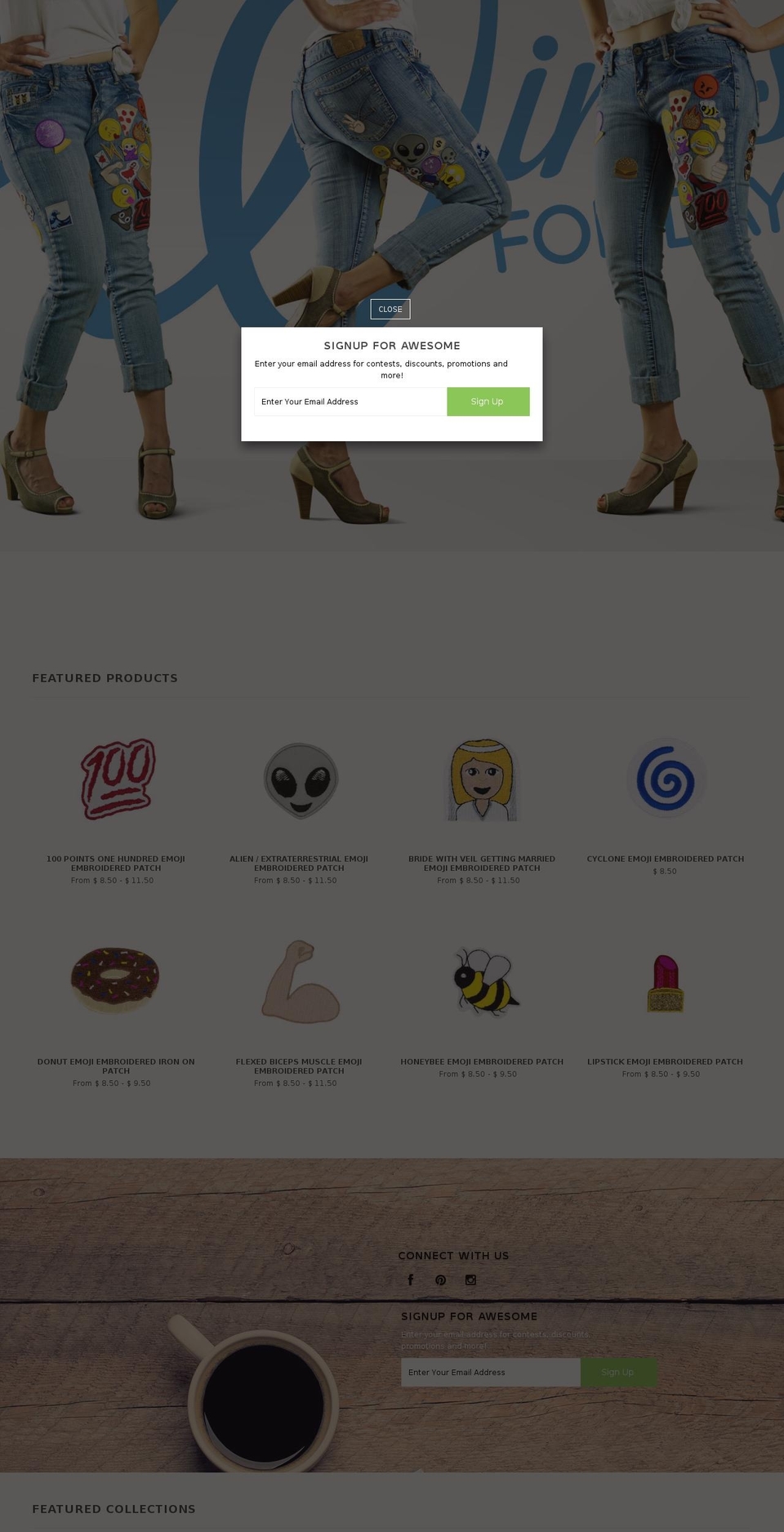 winksfordays.com shopify website screenshot