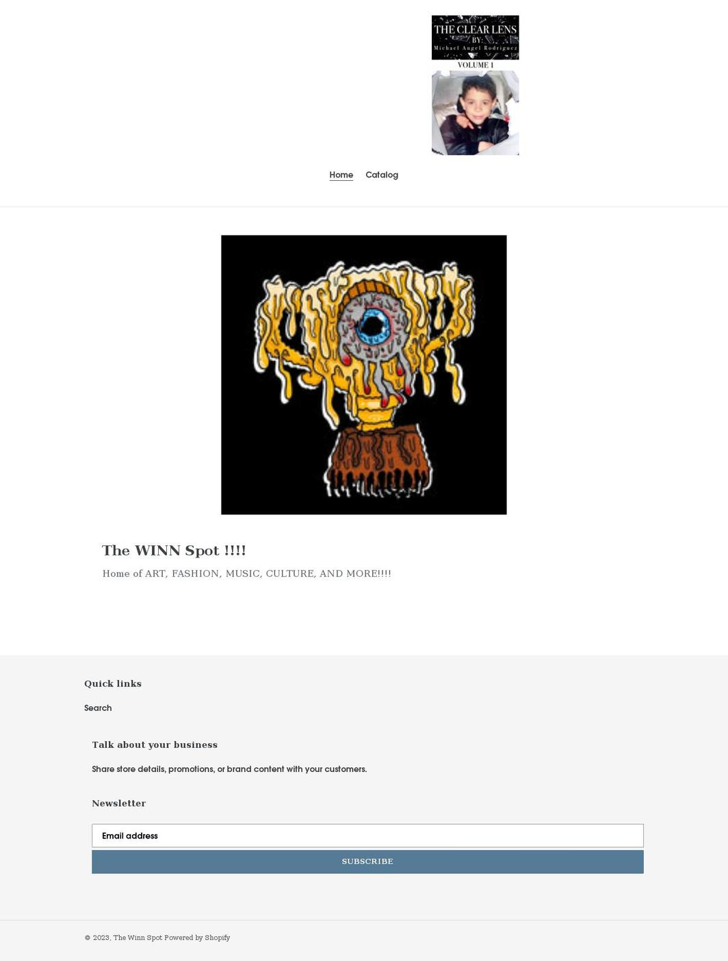 winnspot.com shopify website screenshot