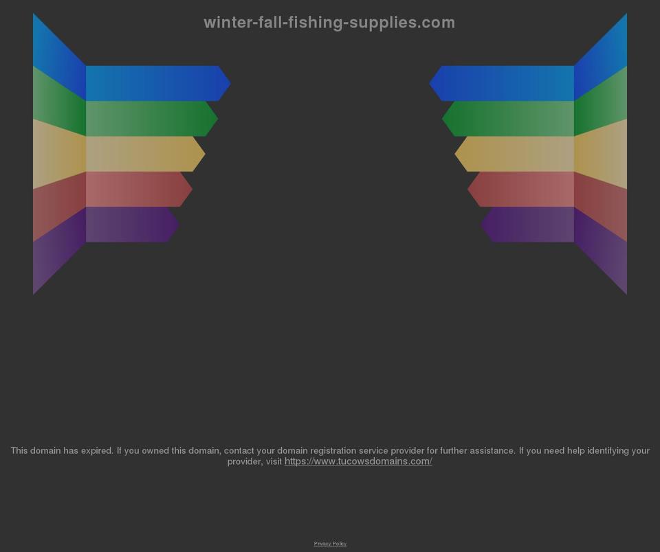 winter-fall-fishing-supplies.com shopify website screenshot