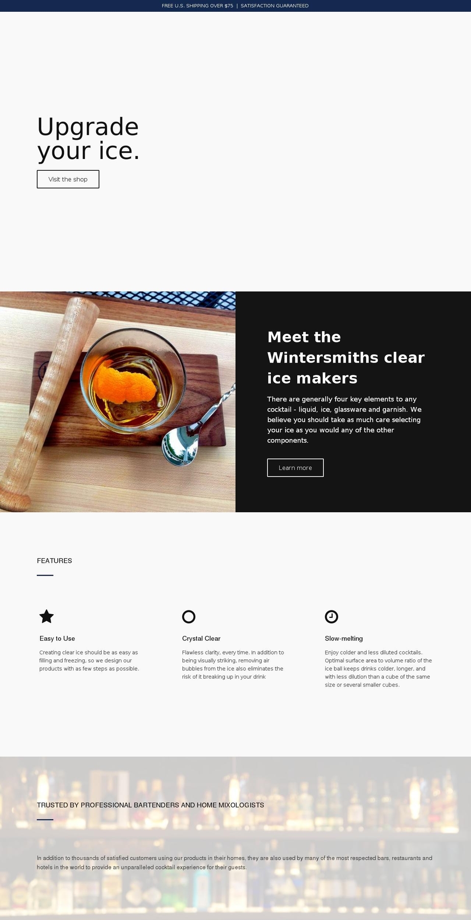 wintersmiths.com shopify website screenshot