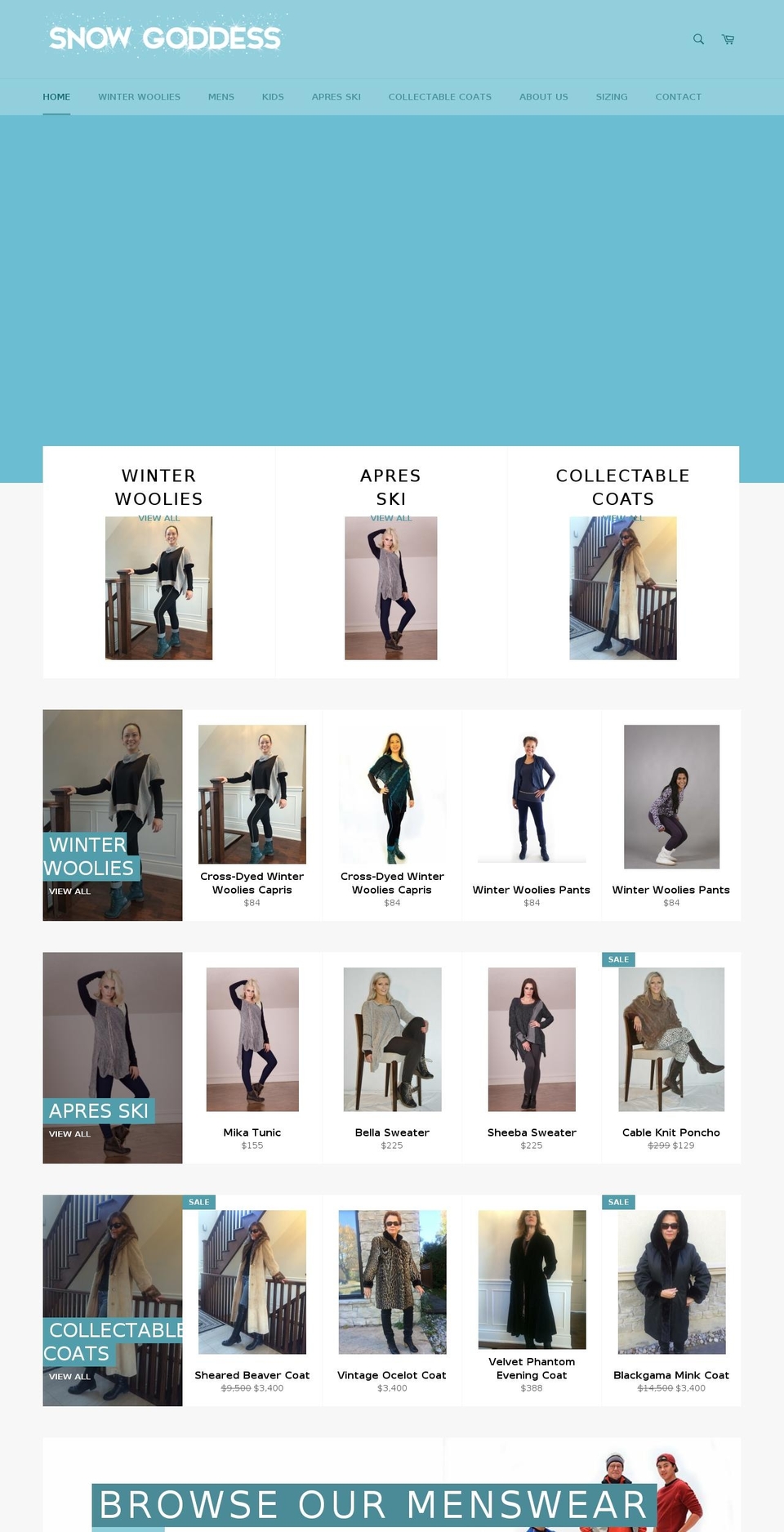 winterwoolies.com shopify website screenshot