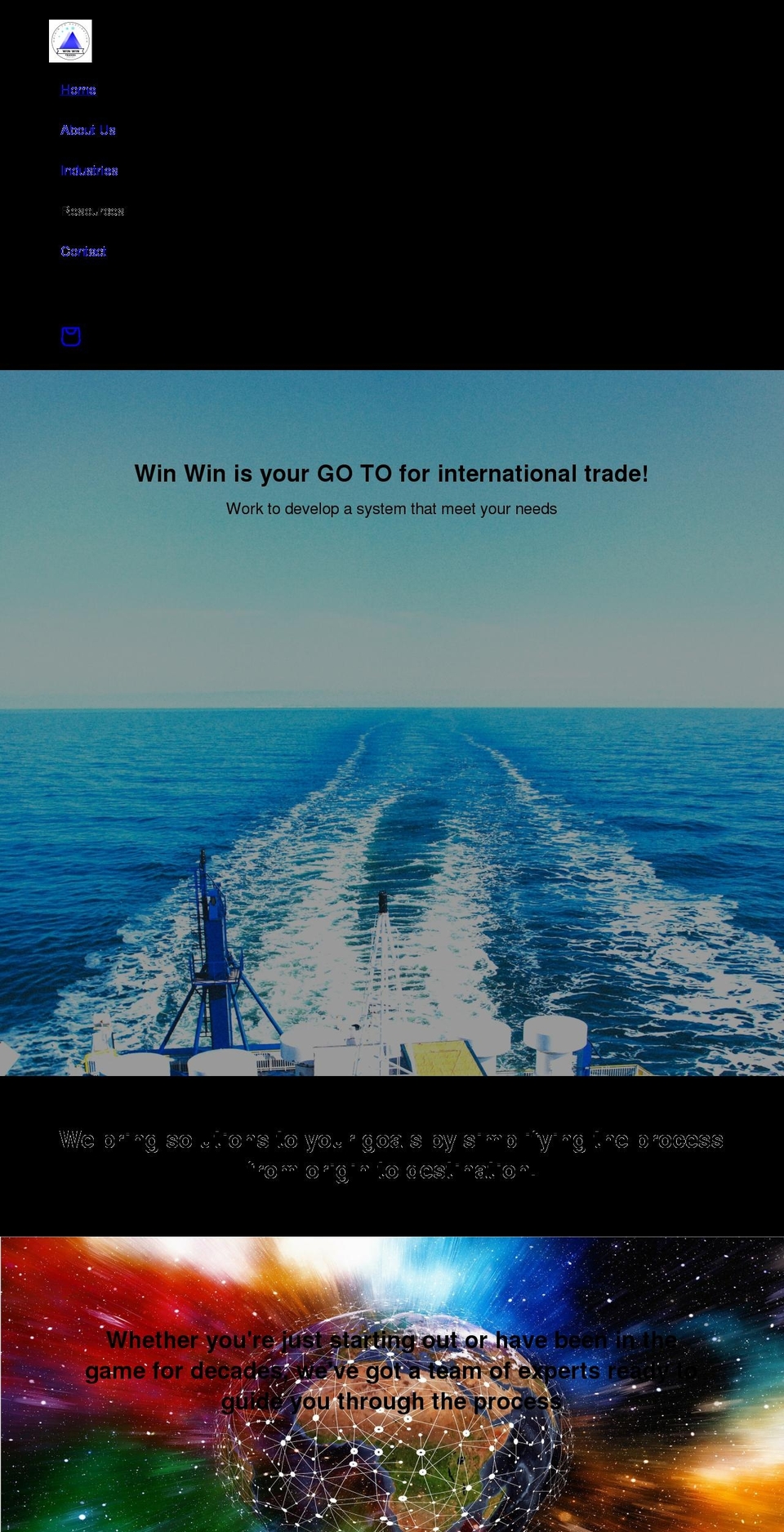 winwintrading.net shopify website screenshot