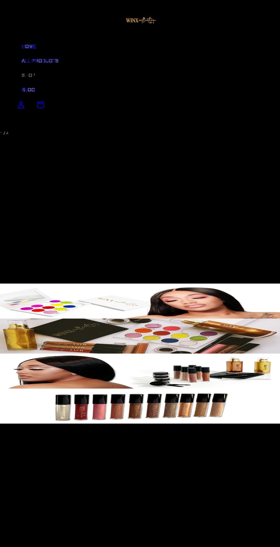 winxcollectionbye.com shopify website screenshot