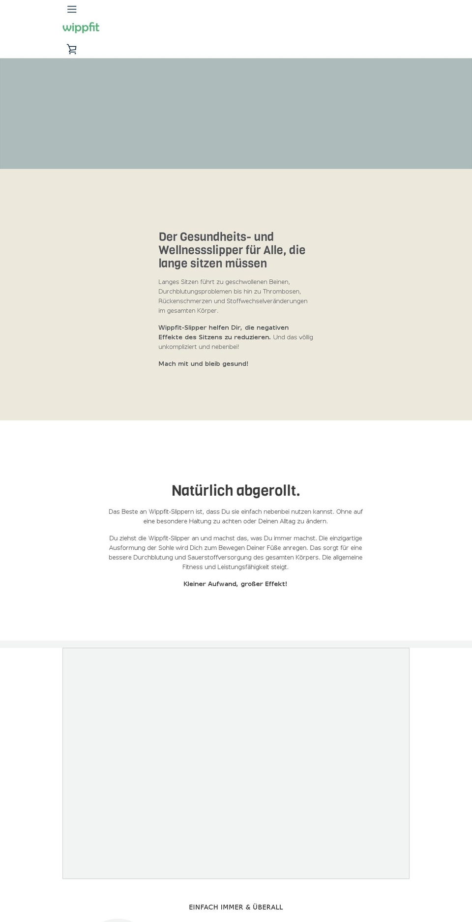 wippfit.de shopify website screenshot