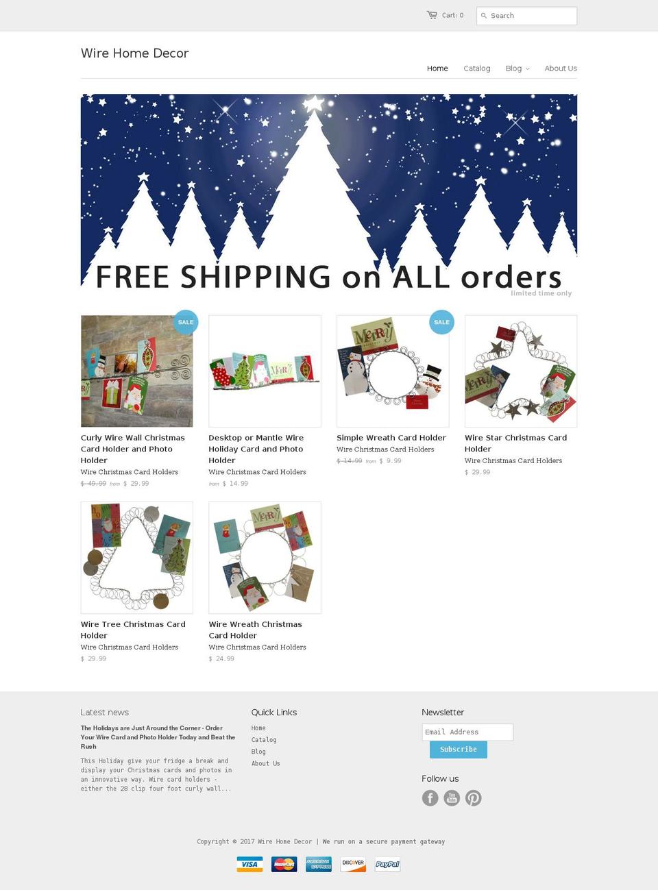 wirecardholders.com shopify website screenshot