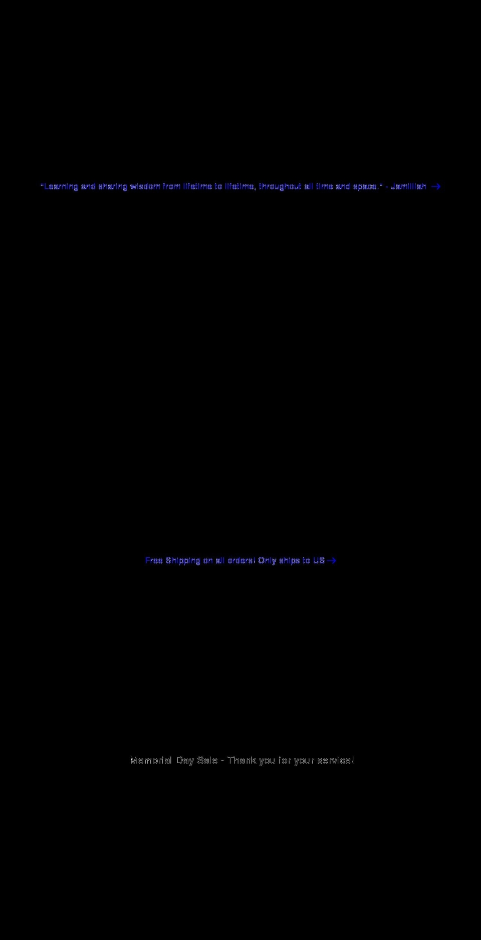 wisdomistimeless.com shopify website screenshot