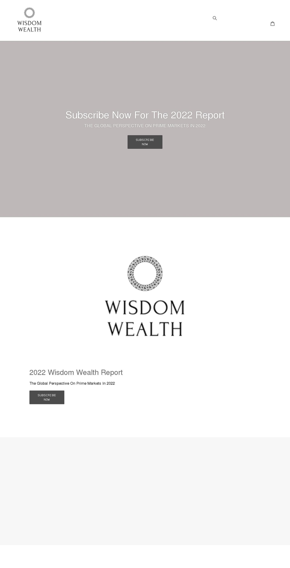 wisdomwealth.co.uk shopify website screenshot